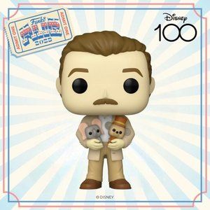 Funko Pop! Disney 100 Walt Disney With Dumbo & Timothy Plush Figure #76!
